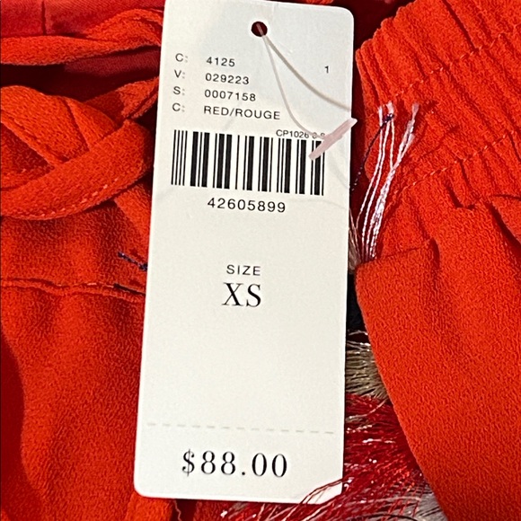 NWT Anthropologie Chloe Oliver Dolphin Redish Frayed hem Boho shorts size XS - Picture 8 of 16